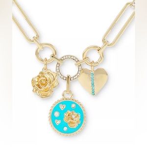 🌸🌸GUESS NWT Goldtone Charm Necklace